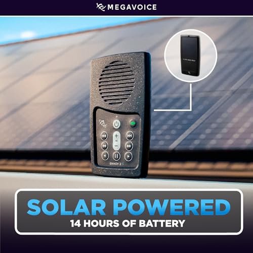 Image of New International Version Biblica Anglicized (NIV) Narrated by David Suchet MegaVoice Handheld Solar Powered Audio Bible Player (NIV-Solar)