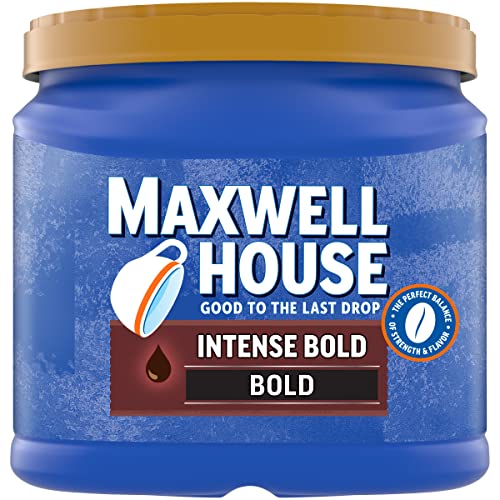 Image of Maxwell House Intense Bold Dark Roast Ground Coffee (26.7 oz Canister)