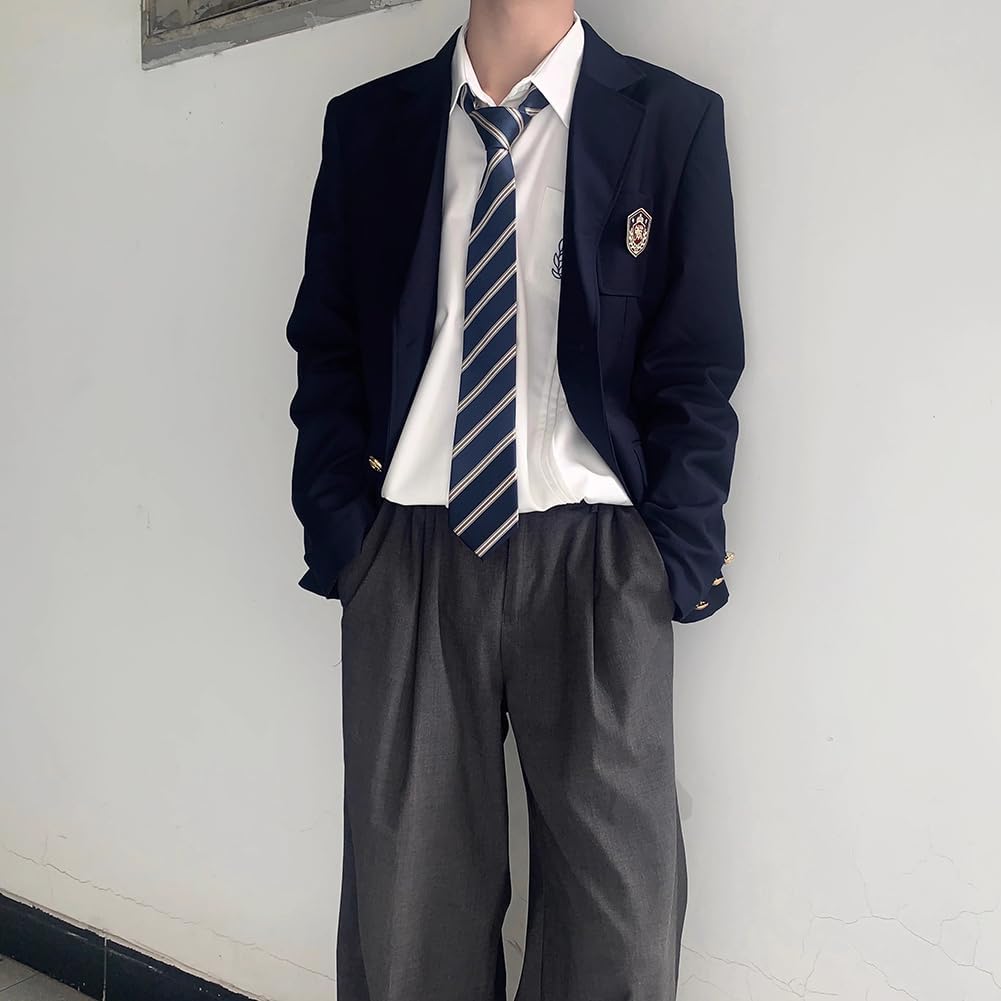 3月末まで】麹町中 男子制服 ジャケット(ブレザー)、ネクタイセット Amazon.co.jp: [NOLCCTN] スクールブレザー メンズ スーツ  制服 スクール 男子 女子 ジャケット 学生服 無地 コート フォーマル 通学 入学式 卒業式 ZR579 (JP, アルファベット, S, ネイビー  ... [NOLCCTN] スクールブレザー メンズ スーツ 制服 スクール 男子 女子 ジャケット 学生服 無地 コート フォーマル 通学