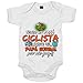 Body bebé tengo un papá ciclista como un papá normal pero más guay - Blanco, Talla única 12 meses