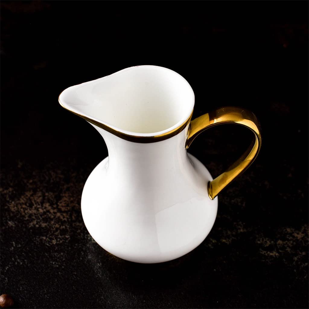 Juego de taza de café con diseño de línea dorada dibujada a mano europea, taza de café, platillo y cuchara, taza de cerámica de alta calidad, juego de tazas de té de porcelana