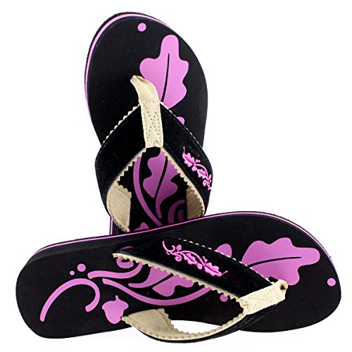 Bavariashop - Pantuflas Mujer , color negro, talla 36 EU
