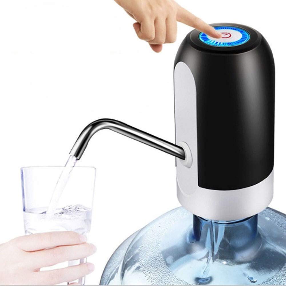 AubeAlba Fast Charge Water Can Dispenser Pump for 20 Litre Bottle/One Touch Wireless Portable & Rechargeable Water Bottle Pump Dispenser with USB Cable for Home and Office (Budget - Black - A) (B08ZJNMVC4) Amazon Price History, Amazon Price Tracker