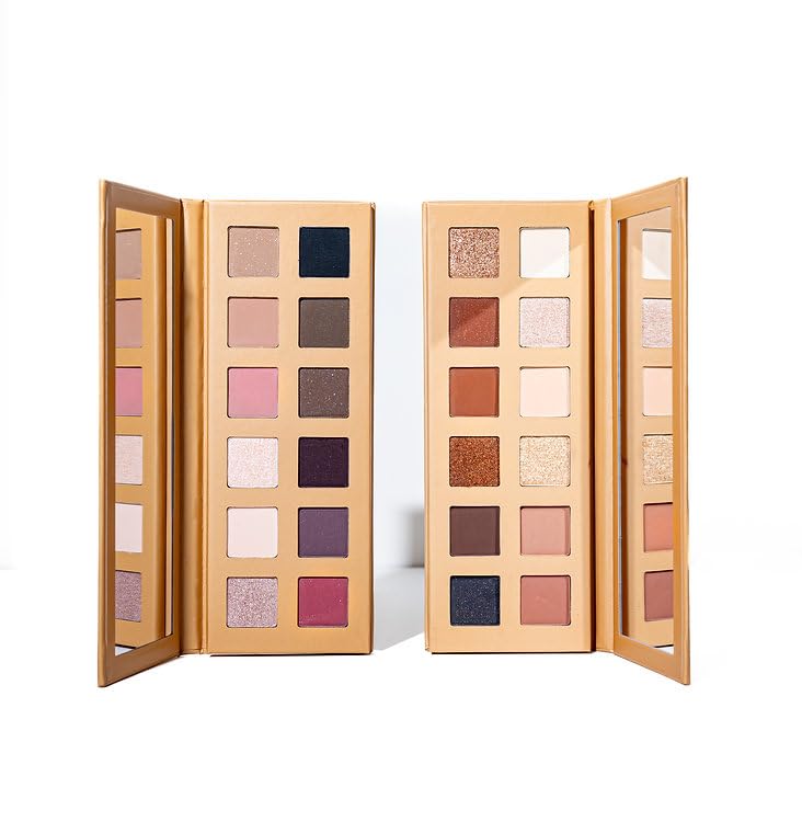 Nude Eyeshadow Palette – Universal Palette, Long-lasting Richly Pigmented, Shimmery and Matte Finish, EyeShadow Makeup Palette, Warm Tone