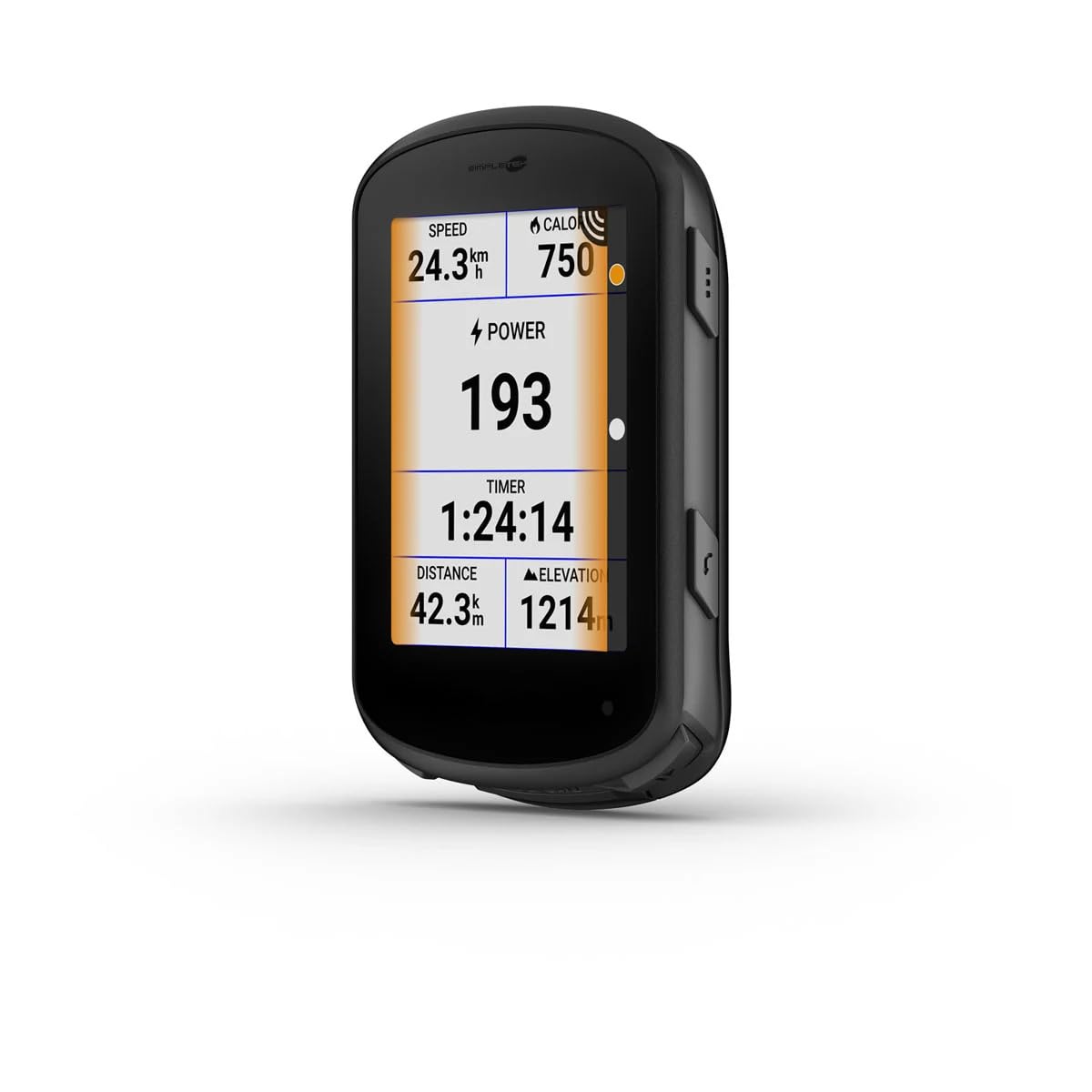SIMPLETEK - Ciclocomputer Gps Multibanda 16gb Wi-Fi Display Lcd 2,6” Ipx7 | funzioni energia stamina, mappe integrate, schermo a pulsanti, autonomia fino a 42h, 246 x 322 pixel, Bluetooth, Livetrack