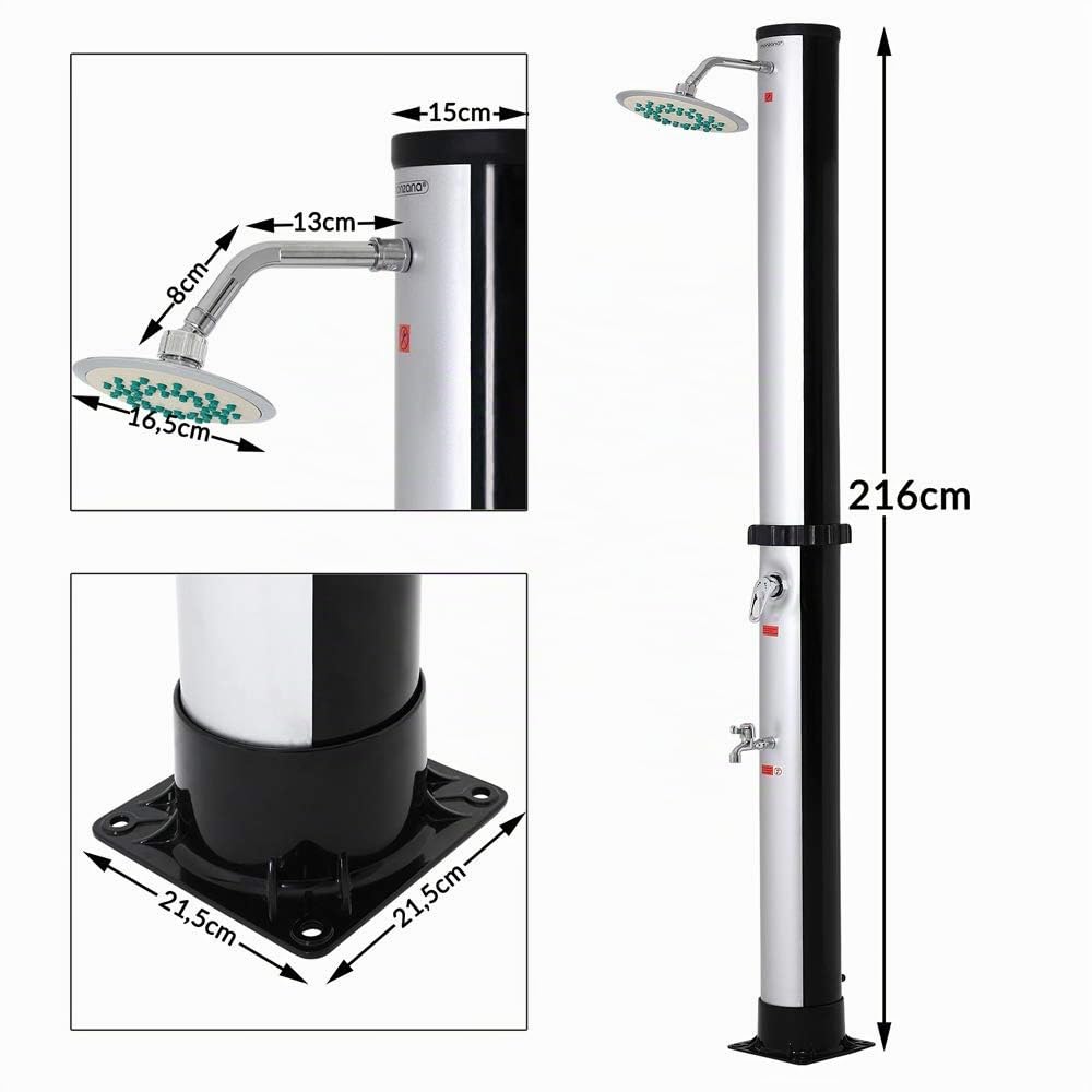 Monzana Solardusche 35 Liter