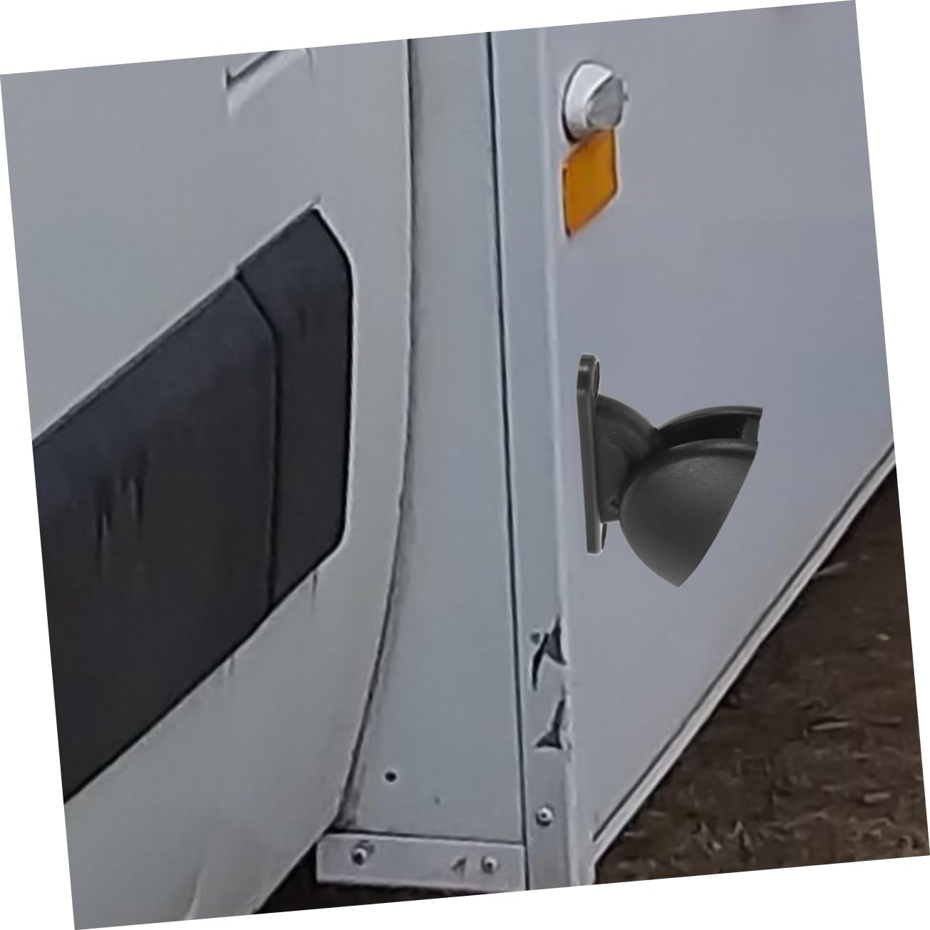 ABOOFAN 2pcs Door Suction Door Limiter Camper Catch Latch Door Catch Door Latches and Catches Cargo Trailer Door Keeper Nylon Black