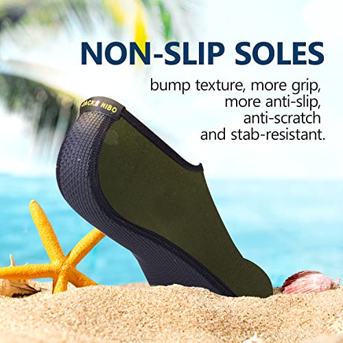 Image of JACKSHIBO Water Shoes for Women Men Quick-Dry Swim Shoes Beach Water Socks | Aqua, Swimming, Yoga, Surf, River, Lake, Kayak, Pool Socks, Cruise Essentials, Sport, Adult, Unisex, Cute, Barefoot, Vacation