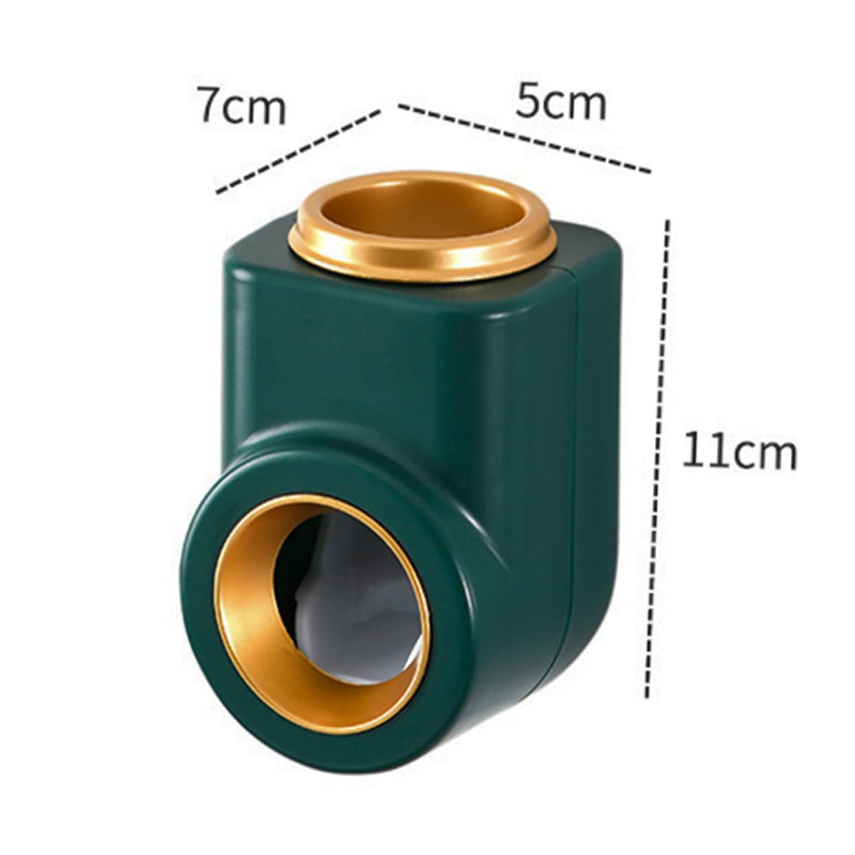 FOMIYES Automatic Toothpaste Squeezer Wall Mounted Dispenser for Home No Drill Durable and Convenient Toothpaste Holder for Adults Color