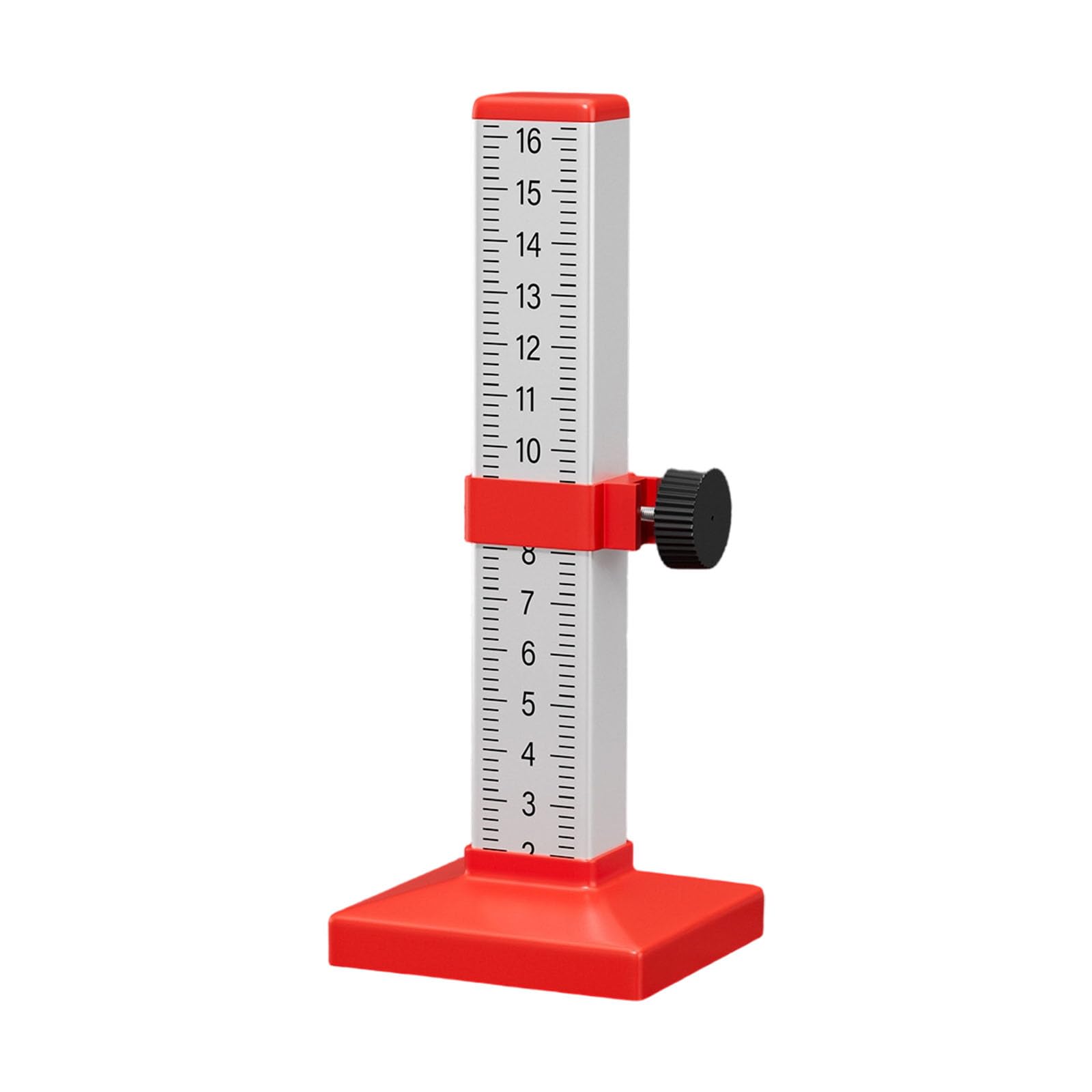 Tsophreniq Red Height Ruler Accuracy Alloy Abs Leveling Tool Accurate Measuring Instrument For Slab Installation & Construction Measure Slab Leveling Tool