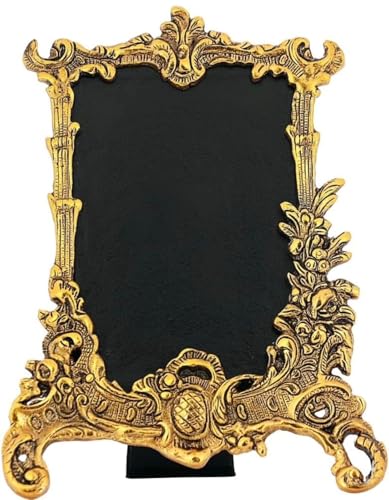 Image of LABHCART White Metal Photo Frame (22 x 1 x 16 cm, Silver, Wall Mount)