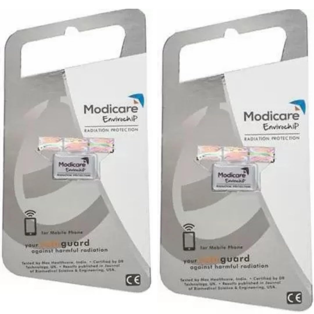 Smart SEWINGERS Envirochip Radiation Protector Chip for Mobile Pack of 2 (Sliver)