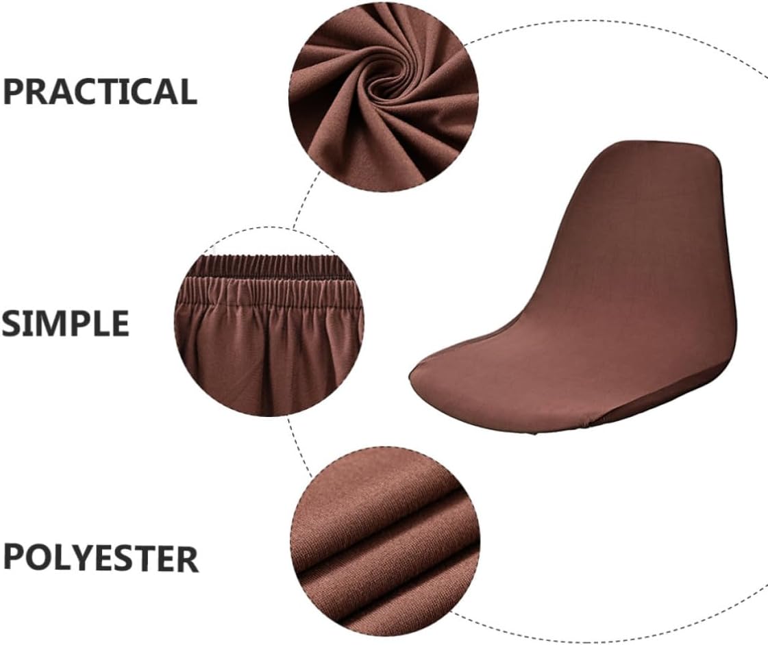 Garneck Chair Cover Protector Polyester Washable for Armless Dining Chairs