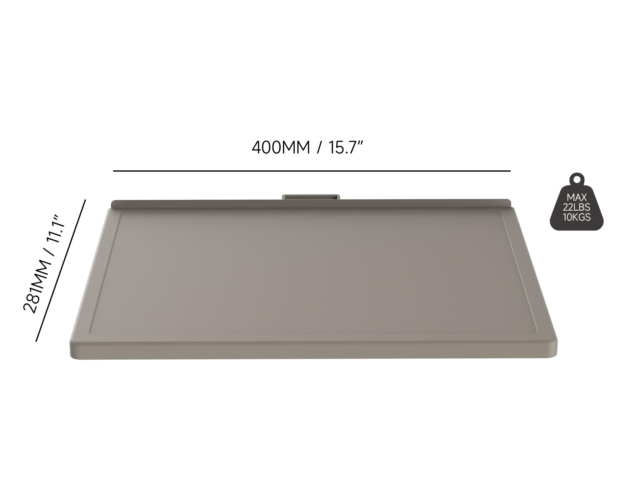 FITUEYES Ablage für Zen Serie Cantor Serie TV Ständer bis 10kg belastbar