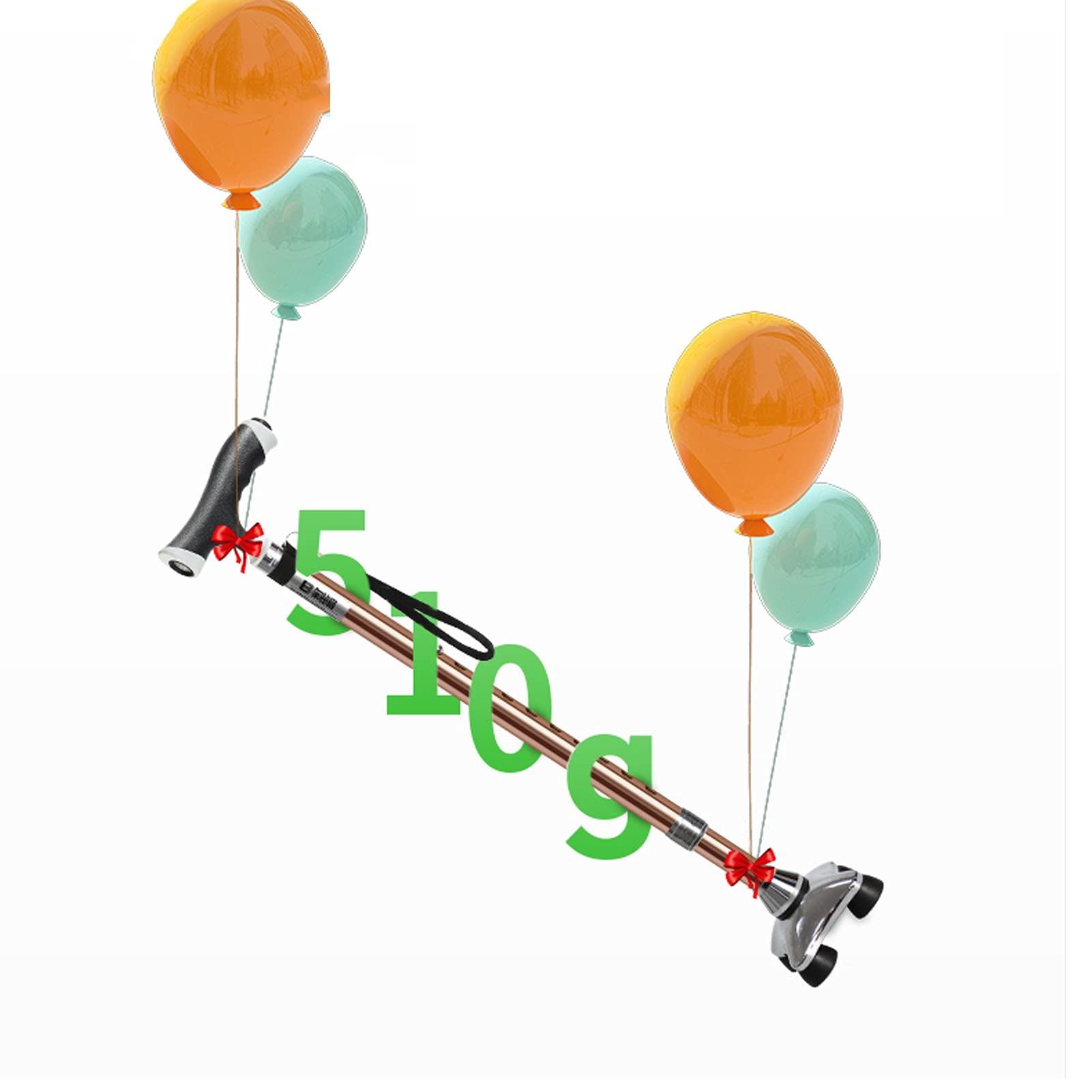 Bastón de Paseo Bastones para Mayores Bastón para caminar para hombres y mujeres, ajustable altura con luz LED, bastones para caminar, mango ergonómico muñequera, para hombres, mujeres, artritis, pers