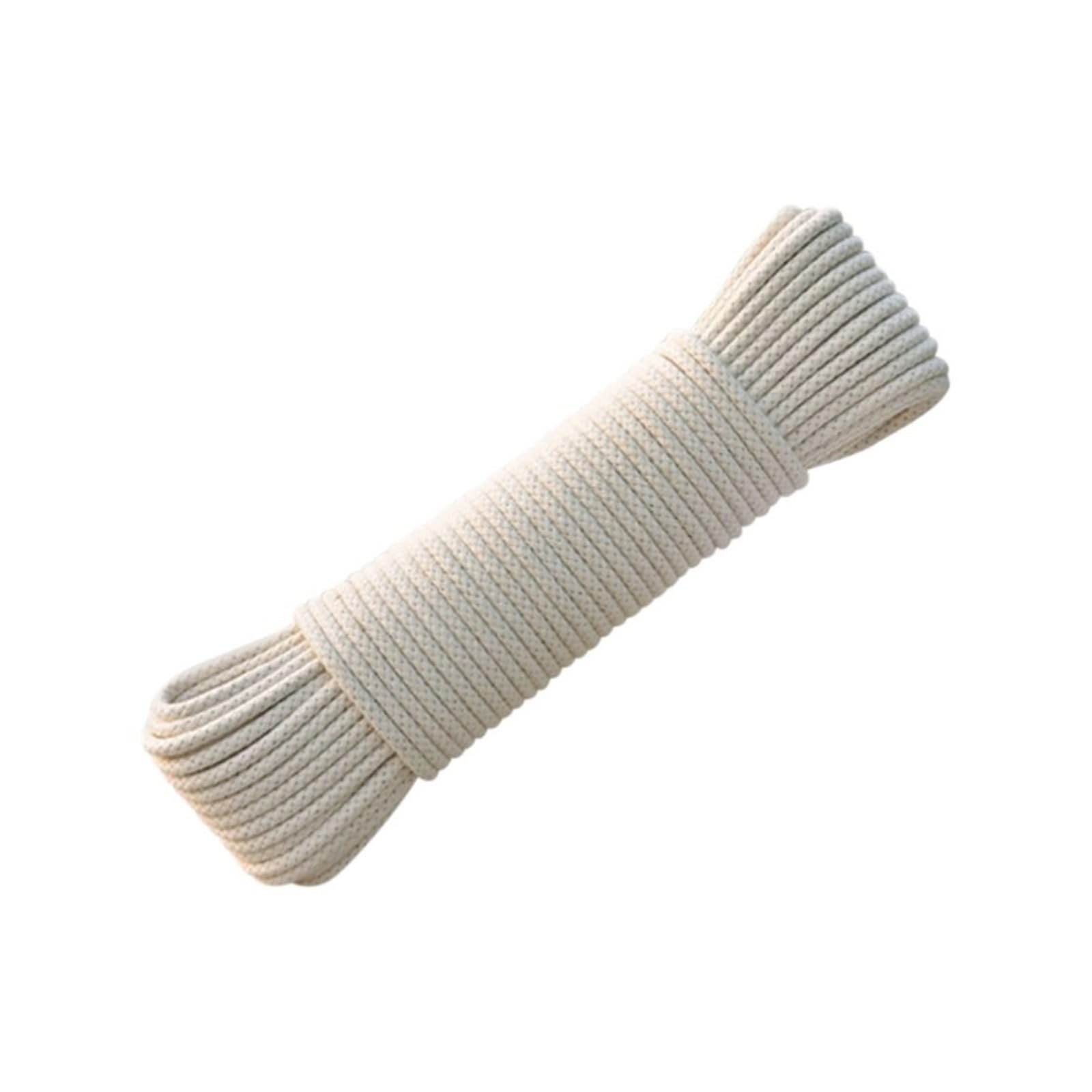 Strong Cotton Rope Soft Clotheslines Clothes Drying Rope Indoors(10M)