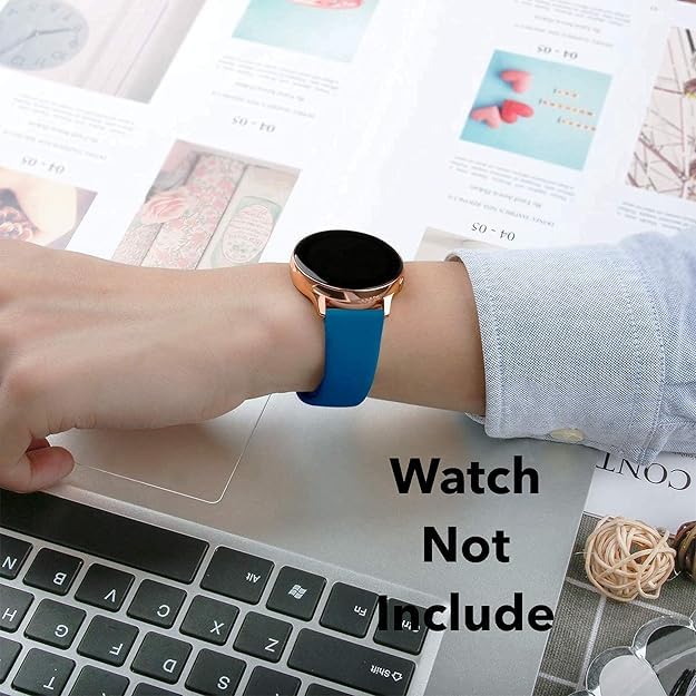 Image of Soft Silicone Strap Replacement Band for Apple || Realme || Boat || Noise || Fireboltt || Amazfit || Samsung || Oneplus Smart Watch Straps