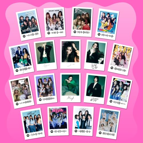 Image of New Jeans Photocards | New Jeans Songs Mini Poster Kit (Set of 18) | Super Shy, OMG, Right Now Songs Compact Size (8 x 6 cm) Posters for Phone Accessories, Bedroom, Office, Living room, Dorm room (C 083)