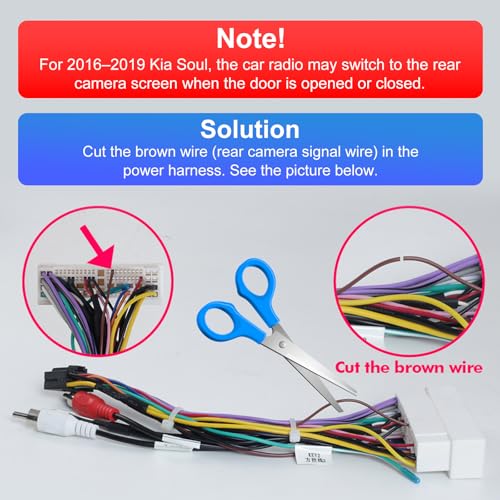 2+32G Android 12 Double Din Car Stereo for Kia Soul 2014-2019 with 9 Inch Touchscreen Radio Built-in Wireless Carplay/Android Auto/GPS/Bluetooth/FM/AUX-in/Steering Wheel Controls/Backup Camera by AUMUME - Used condition - Image 5