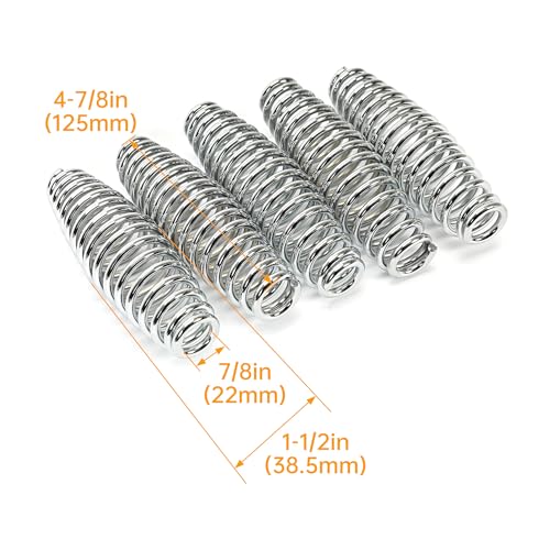 HECASA 5 Pcs 5" Muelle de Acero para Parrilla miniatura 4