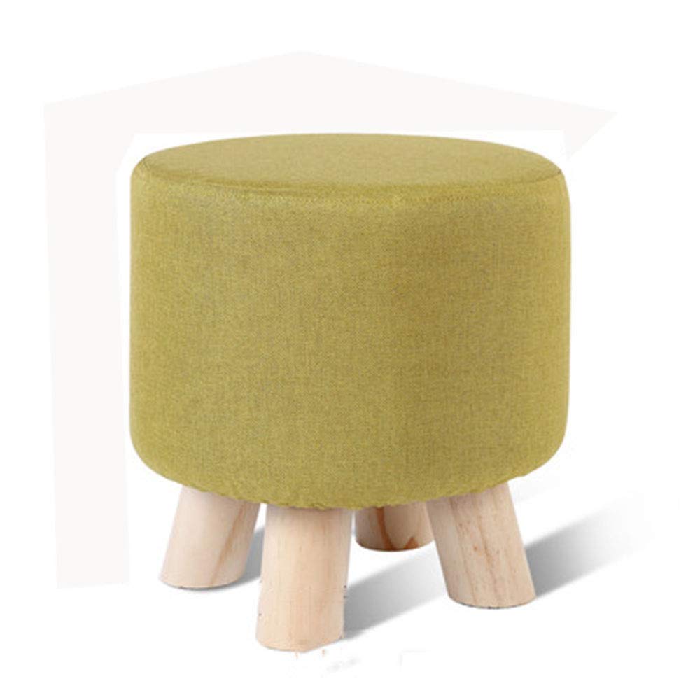 Banc à chaussures en bois massif compact et chaise de maison rembourrée pour petits espaces