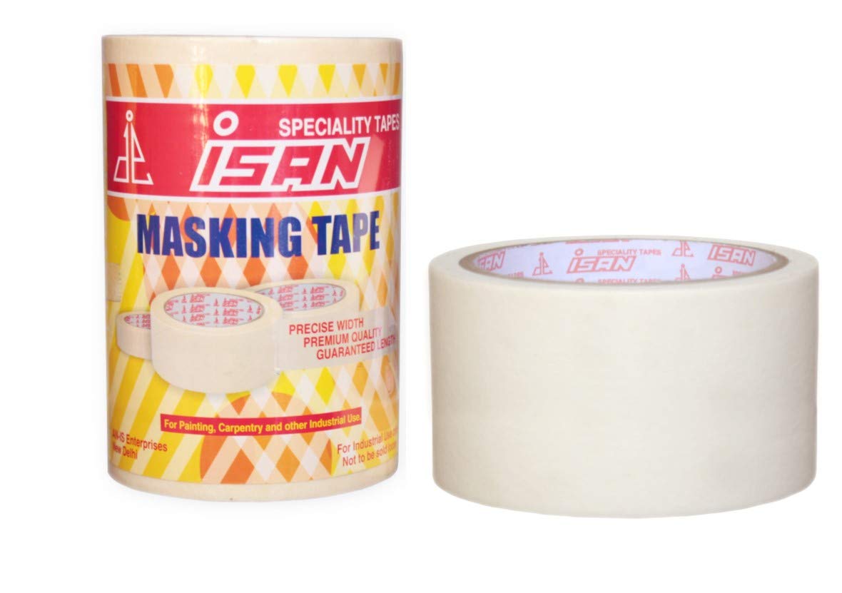 ISAN® General Purpose Paper Masking Tape 72mm (3" Approx) Width X 20m Length (4 Pcs) (B07L2R3DVW) Amazon Price History, Amazon Price Tracker