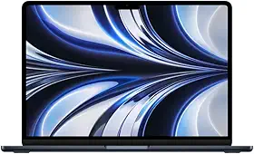 Notebook MacBook (2022) Apple com chip M2: tela Liquid Retina de 13.6 polegadas, 16GB de RAM, 256 GB de SSD. Meia-noite.