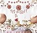 EpiqueOne 52-Piece It’s a Girl Baby Shower Party Decor Kit - Rose Gold & White - Includes Banner, Tissue Paper Pom Poms, Balloons & Tassels - Easy to Assemble for Baby Shower & Gender Reveal