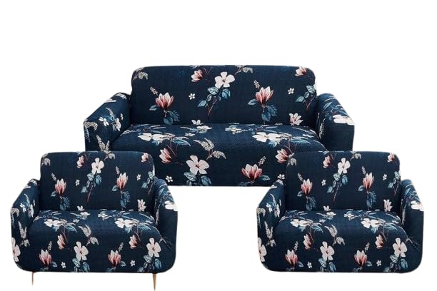 Digital Print Sofa Cover Fully Covered 5 Seater Sofa Cover Non-Slip Sticky Elastic Stretchable Sofa Set Slipcover, 5 Seater (3+1+1) (Digital Printed06)-image-26