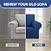 KEKUOU Stretch Single Sofa Slipcover 1 Piece Couch Sofa Cover (31