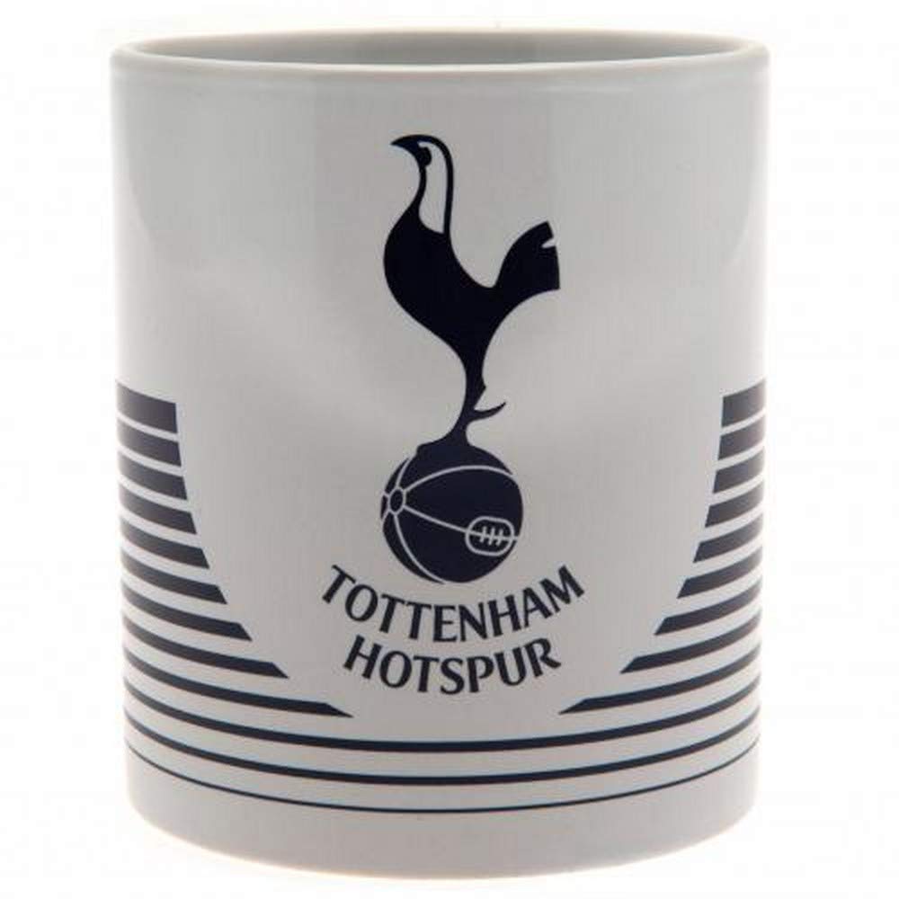 Tottenham Hotspur FC Official Ceramic Mug (One Size) (White/Black)