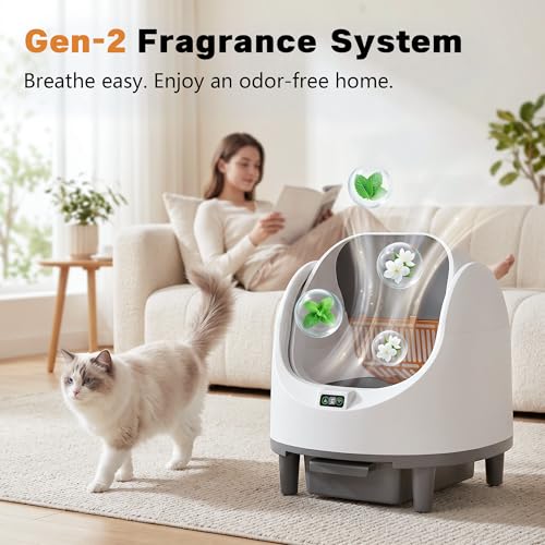 Bashaw Self-Cleaning Litter Box – Open-Top Rake with App Control — view 7