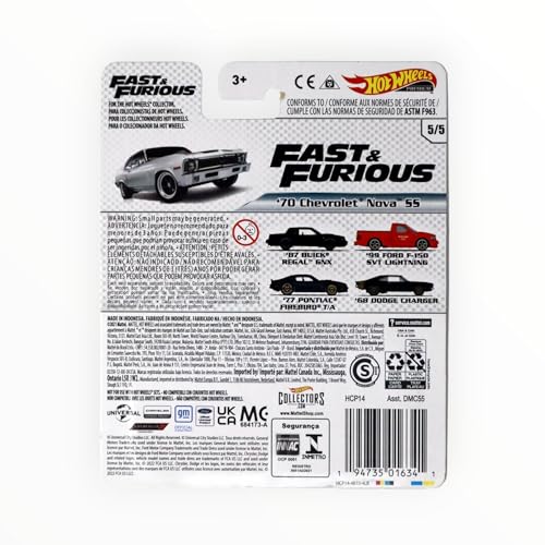 Hot Wheels 70 Chevrolet Nova SS Fast & Furious miniatura 2