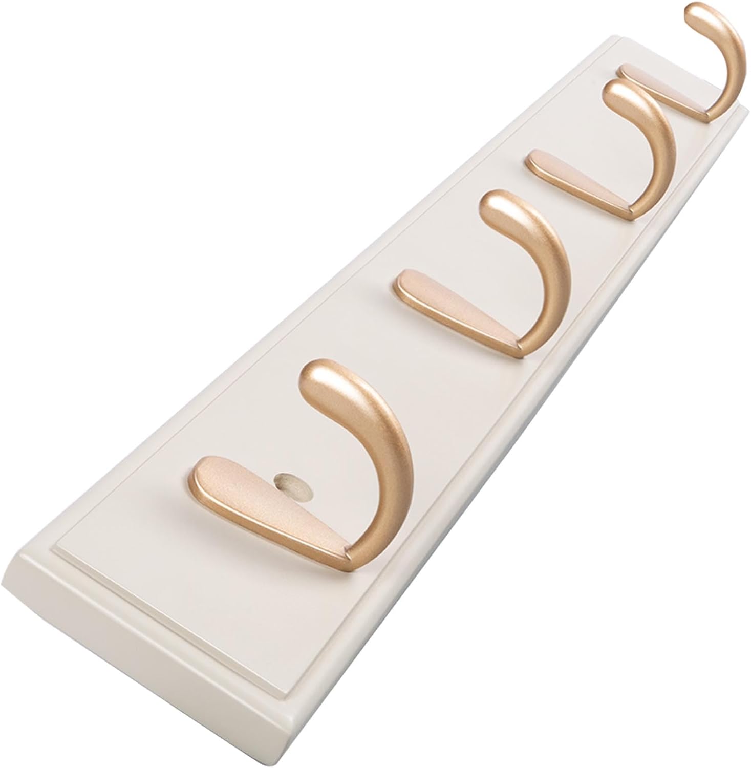 Coat Rack Wall Mount Coat Hanger Wall Heavy Duty with 4 Hooks Rail 100% Natural Bamboo Hook Rack Board Clothes Jacket Hanger Coat Rack for Wall Bedroom Entryway(Beige) Beige 4 Hooks