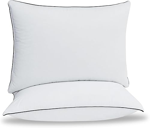 HYVIF Down Pillows Breathable Cotton Shell Cover,Luxury Hotel Collection Bed Pil