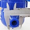 KATSU Cold Water Meter, 15mm ABS Plastic Garden Home Water Flow Measuring Meter, Wet Type 15180515 #5