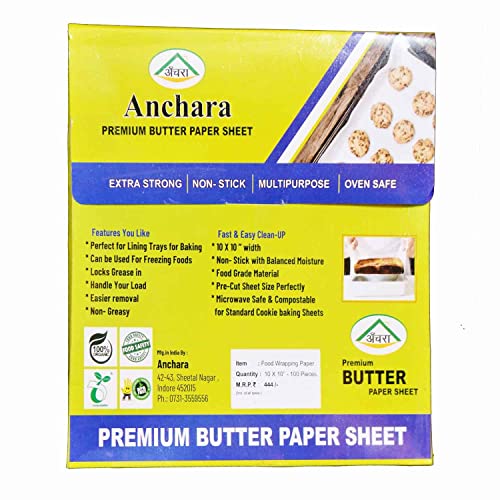 Image of Achara-E-Com Parchment Paper for Sandwich, Burger, Pizza and Food for Home and Kitchen