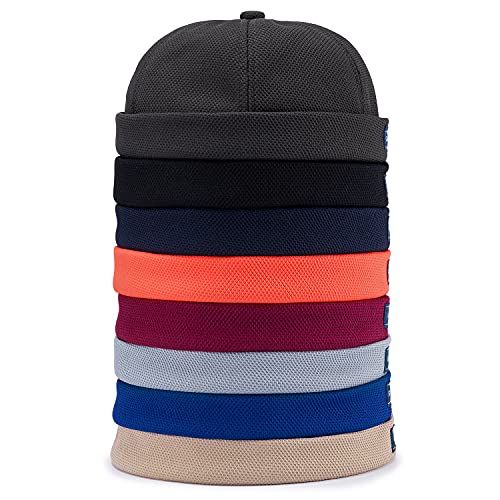 Image of CLAPE Watch Cap Work Beanie Corduroy Docker Leon Brimless Hat Rolled Cuff Harbour Hat