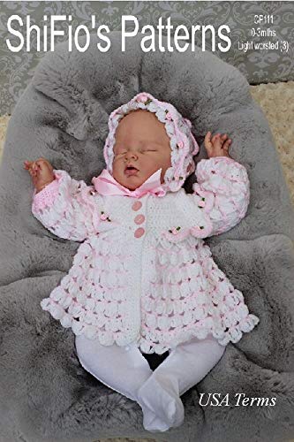 crochet matinee jacket pattern