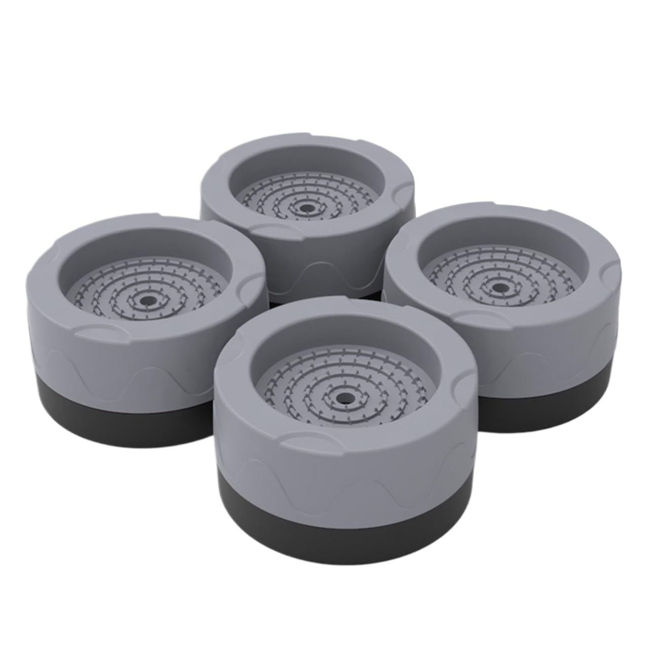 Anti Vibration Feet for Washing Machine 4 Pcs Washing Machine Anti Vibration Pads Lifting Feet Slip Mute Furniture Leveler Universal Dampers(Grey,8Pcs)