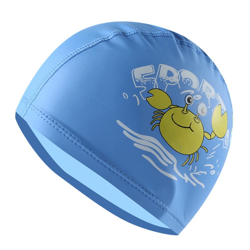 Flyorigin Swimming Cap Kids, Boys And Girls Swimming Caps,Toddler, Children, Kids Waterproof Bathing Swim Cap Aged 3-10
