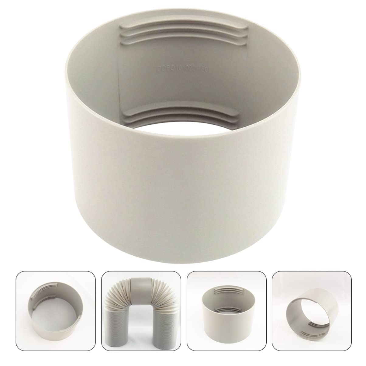 TOPBATHY 3pezzi Adattatore Per Tubo Di Scarico Condizionatore Connettore Per Prolunghe Di Tubo Installazione Facile Perdite Compatibile Con Venti Destri e Sinistri