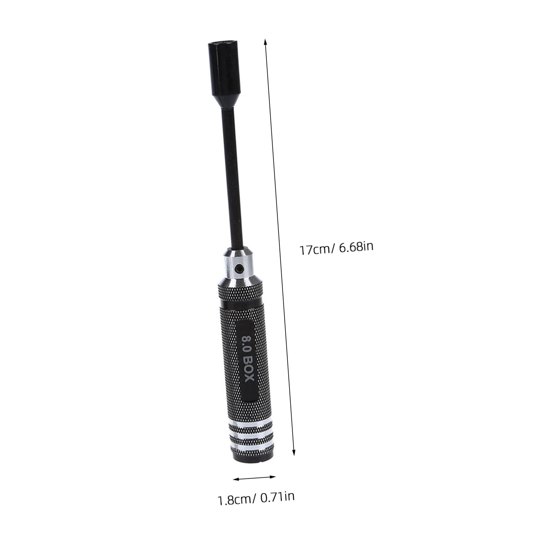 NOLITOY 4 piezas Destornilladores Profesionales de Aluminio para Reparación Rc con Mango Ergonómico Antideslizante para Modelos y Automóviles Eléctricos
