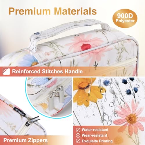 MOLNESO Capas bíblicas grandes para mulheres 28 x 23 x 7,6 cm capa bíblica extra grande para meninas