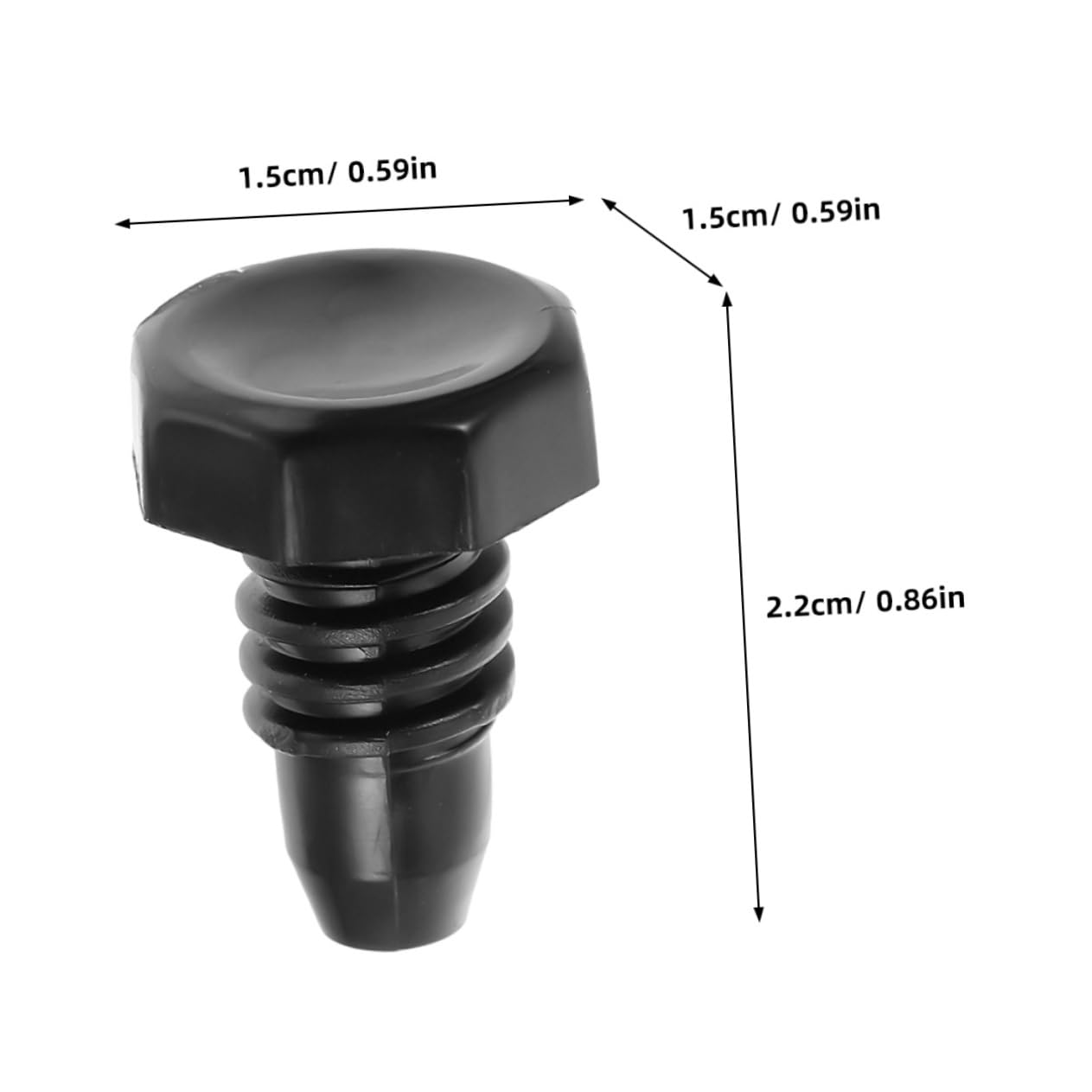 Totority Billiard Cue 6pcs Snooker Rod Protective Bottom Covers Easy to Install