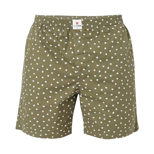 Image of Underjeans by Spykar Men Premium Olive Boxers