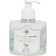 Maison Du Savon De Marseille - French Liquid Soap with Organic Goats Milk and Olive Oil - 11 Fl Oz Dispenser