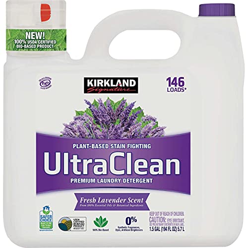 Kirkland Signature Ultra Clean He Plant-Based Laundry Detergent, Lavender, 194Oz #TOP29