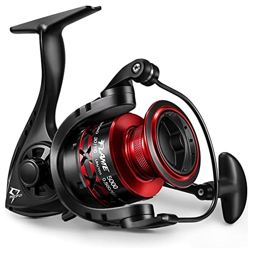 Piscifun Flame Spinning Reels Light Weight Ultra Smooth Powerful Spinning Fishing Reels (5000 Series)
