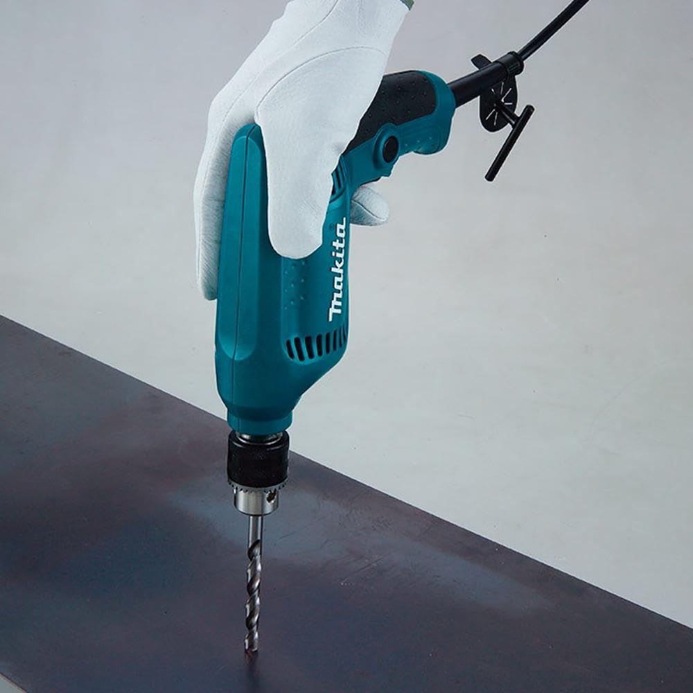 Makita wiertarka elektryczna 6412 - Wiertarka elektryczna (450W, 6,4 cm, 22,8 cm, 18,3 cm)